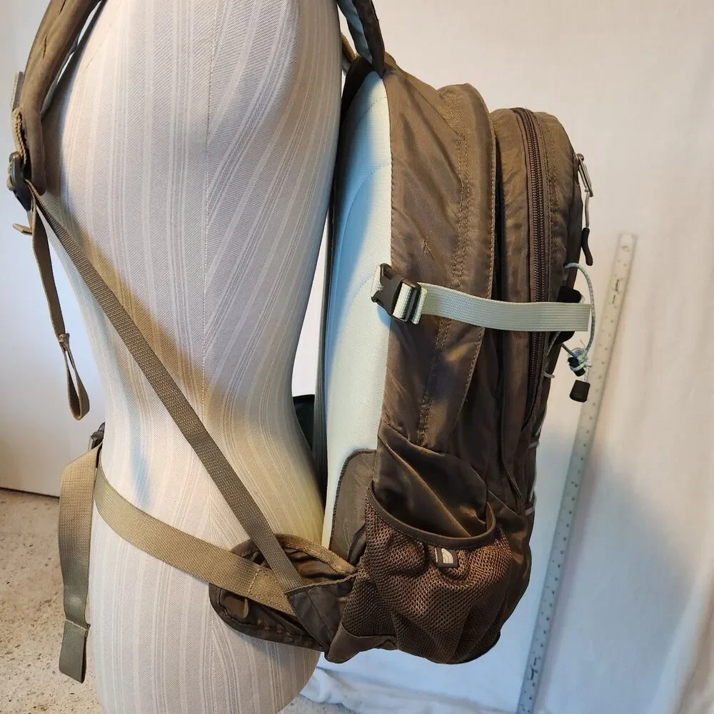 2012 The North Face Borealis Women's Backpack Gray Blue FlexVent Hiking Daypack